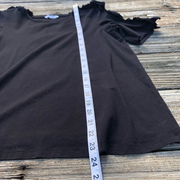 Zara Black Ruffle Top - Picture 8 of 8